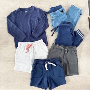 Lot of 6 pieces - 3T Toddler Boy - Bottoms - pants and shorts - EUC